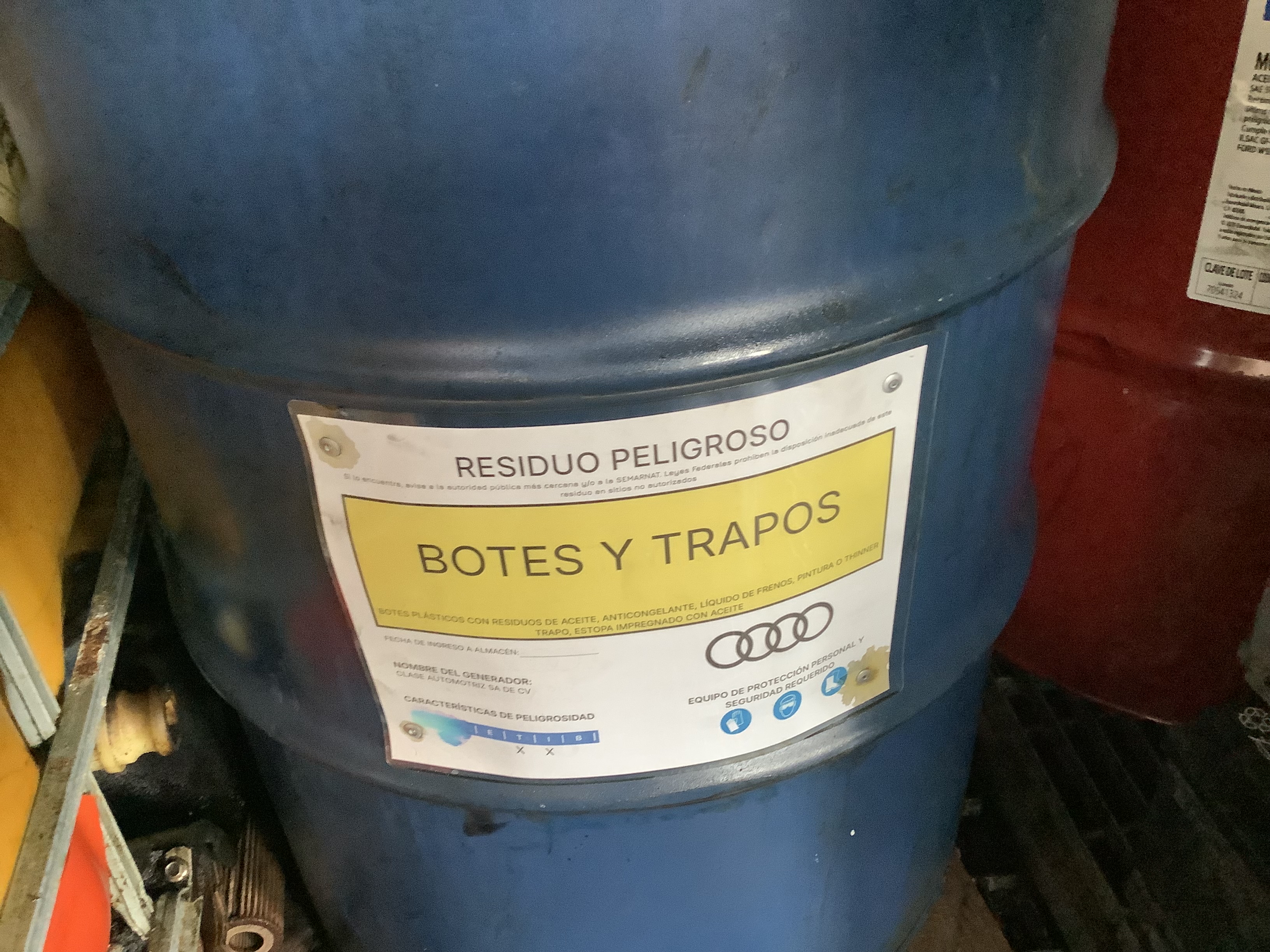 Etiquetado de contenedores